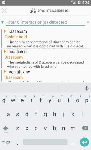 Drug Interactions DB screenshot 7