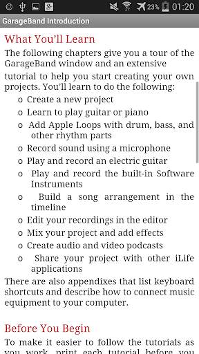 Free GarageBand Tutorials screenshot 3