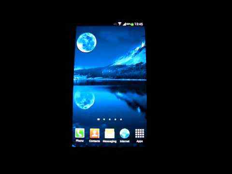 Blue Moon Live Wallpaper HD screenshot 1