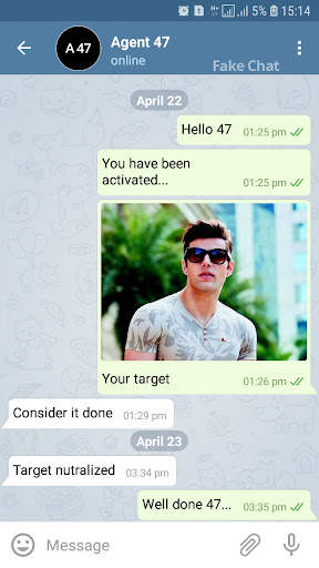 Telefun Fake chat maker Prank screenshot 2