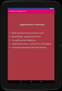 Bird Sounds & Ringtones Free screenshot 8