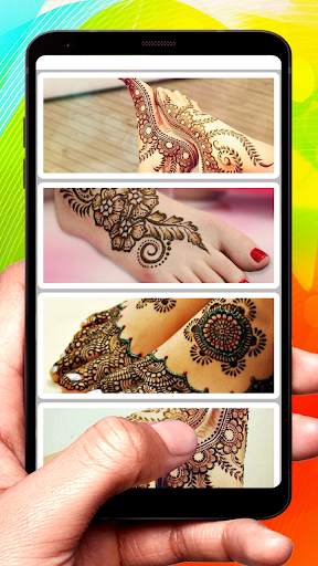 Foot Feet Leg Mehndi Designs Idea screenshot 2