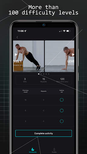 Next: Workouts screenshot 2