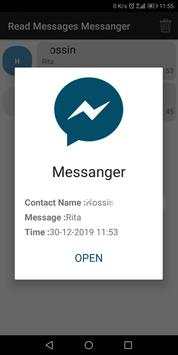 Messenger No last seen & Read Removed Messages screenshot 3