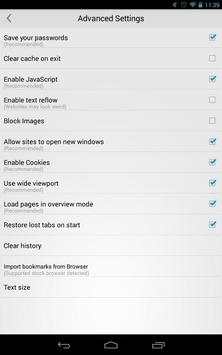 Rapid Browser Pro screenshot 9