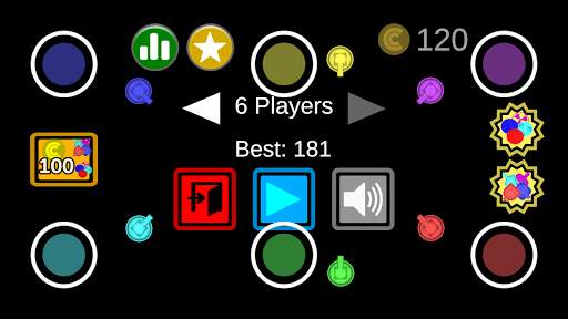 1-6 Player Ballz Fortress: local multiplayer game screenshot 1