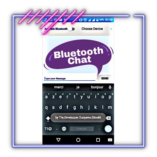bluetooth chat for free chat without internet screenshot 1