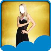 Girl Dress Up Photo Montage logo