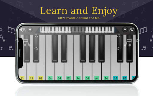 Real Piano Keyboard - Learning Piano Keyboard 2021 screenshot 2