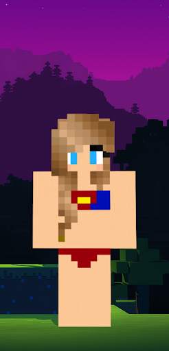 Supergirl Skin for Minecraft screenshot 2