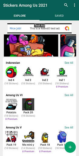 Sticker Among Us for whatsapp 2021 screenshot 4
