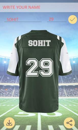 Name Your Football Jersey (Offline) screenshot 10