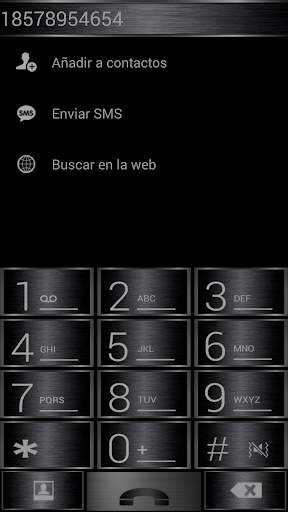 THEME DARK METAL FOR EXDIALER screenshot 1