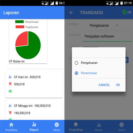Note CashFlow screenshot 2