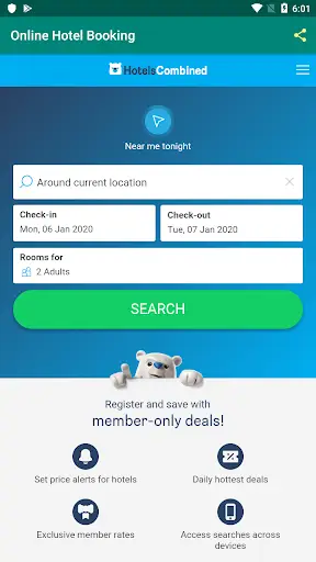 Online Hotel Booking screenshot 1