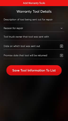 TOOL TRUCK APP screenshot 5