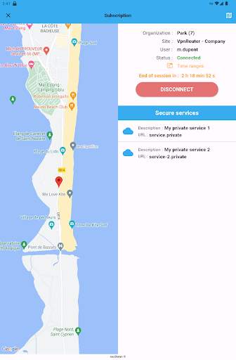 nacXwan - VpnClient 10 تصوير الشاشة