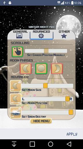 Winter Night Live Wallpaper screenshot 4