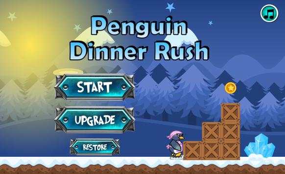 Penguin Dinner Rush 1 تصوير الشاشة