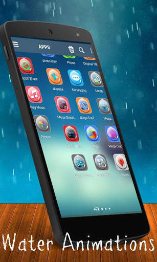 Water Drop Mega Launcher Theme screenshot 3