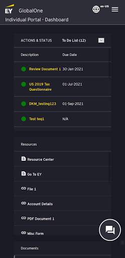 EY GlobalOne Mobile screenshot 2