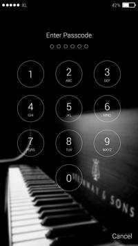 Piano Wallpaper Lock Screen screenshot 5