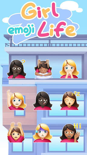 Girl Life Emoji Sticker For Facemoji screenshot 2
