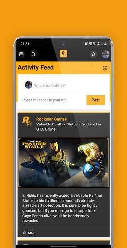 Social Club screenshot 1