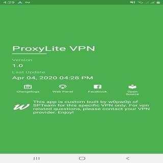 ProxyLite Main App - HTTP, SSL & UDP VPN App screenshot 3
