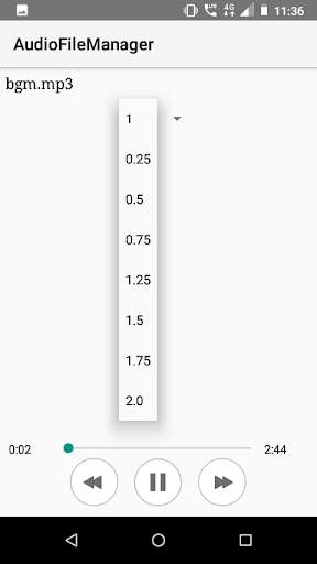 Audio File Manager - Simple Music Player screenshot 3
