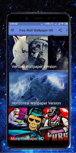 Free Wolf Wallpaper HD screenshot 2