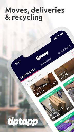 Tiptapp - Deliver, Move, Remove screenshot 1