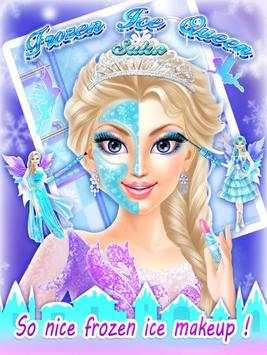 Ice Princess Makeup Spa Salon : Frozen Queen Games screenshot 2