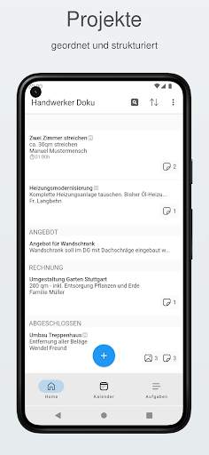 Handwerker App Baudoku screenshot 1