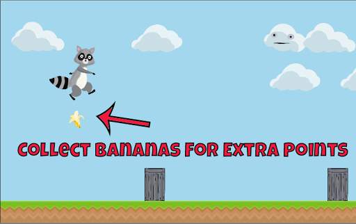Trash Panda Dash - Jump,  Run & Collect Fruit. скриншот 2
