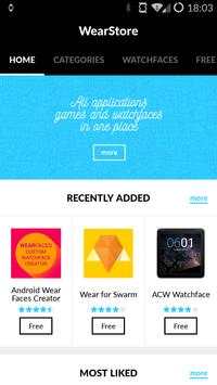 Wear Store for Android Wear screenshot 1