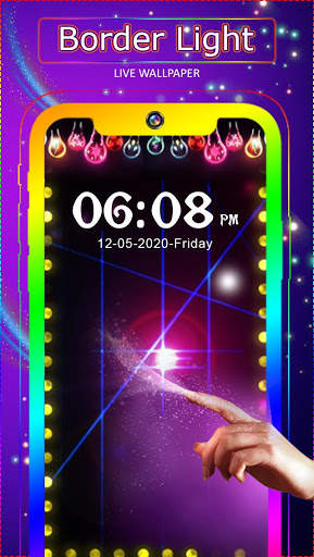 Border Light Wallpaper 2020 - Color Live Wallpaper screenshot 1
