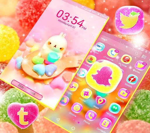 Candy Launcher Theme screenshot 6