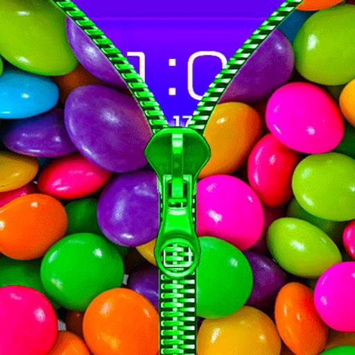 Candy Zipper Lock Screen 2.1