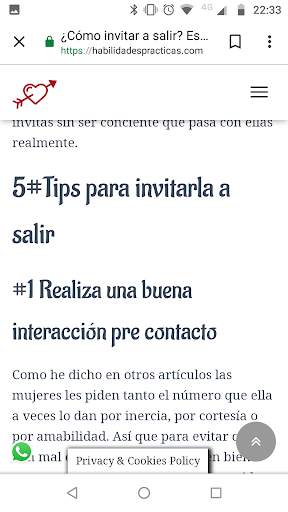 Cómo enamorar a una mujer por whatsapp screenshot 2