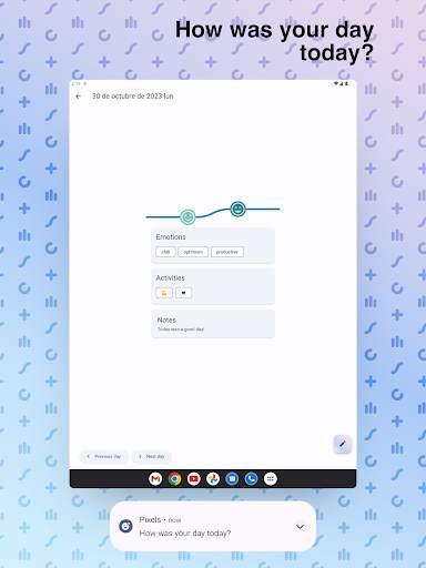 Pixels Journaling: Mood Track screenshot 9
