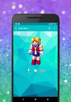 مجموعة أنيمي و Ninja Skins لماين كرافت في 3D 8 تصوير الشاشة