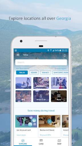 Guide-U: Georgian Travel App screenshot 1