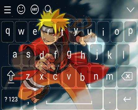 Naruto keyboard 2018 screenshot 3