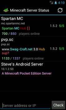 Server Status (for Minecraft) screenshot 1