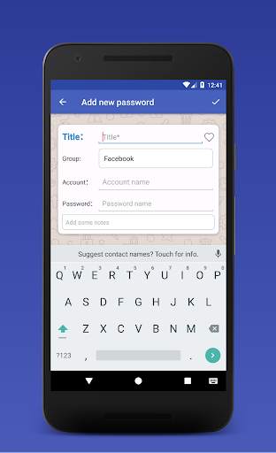 My Password screenshot 6