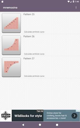 Mnemosina knitting patterns screenshot 15
