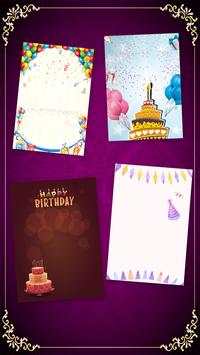 Kids Birthday Party Invitation Maker screenshot 3