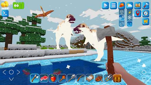 RaptorCraft 3D: Survival Craft ► Dangerous Worlds screenshot 2