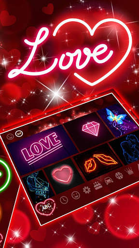 Luminous Heart Keyboard Theme screenshot 3